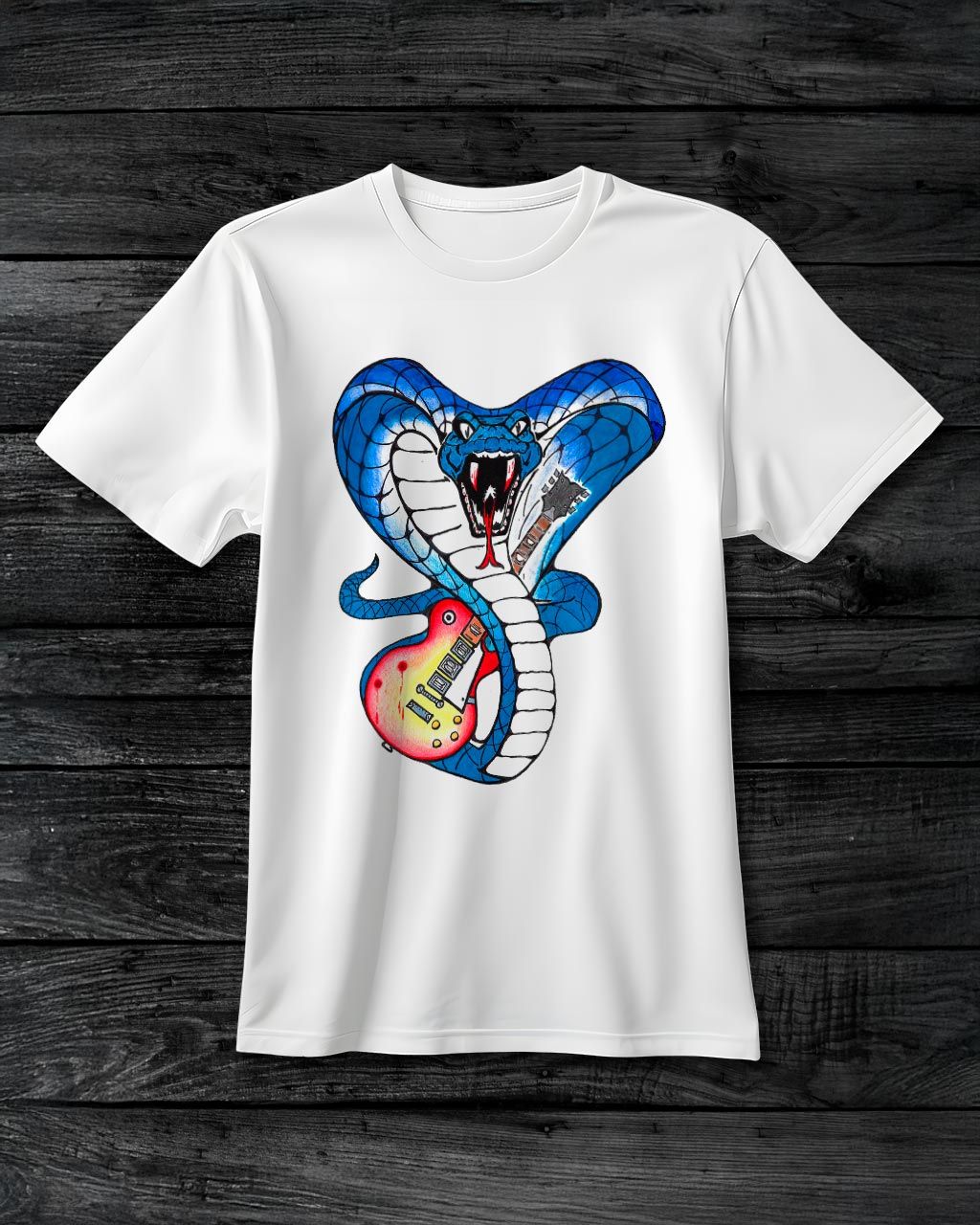 Les The Snake White T-Shirt by Bwear
